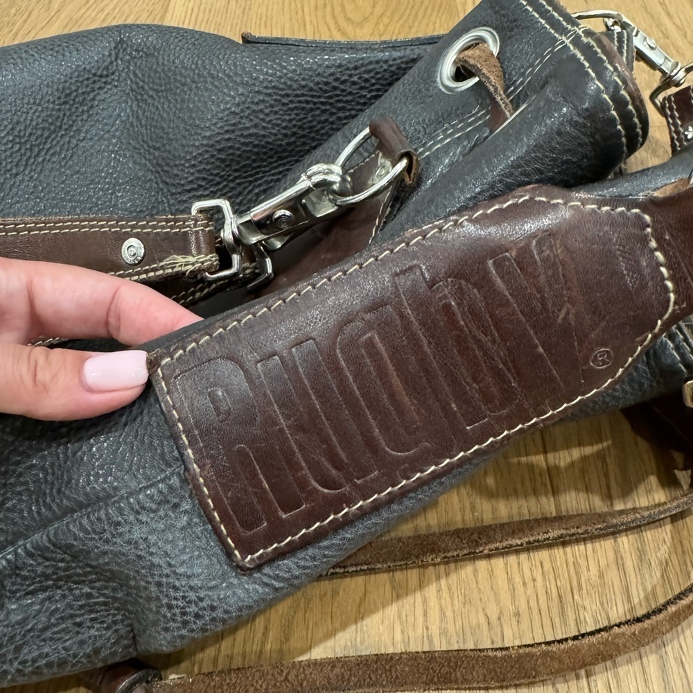 VINTAGE  Rugby North America (M5801) Backpack - Brown Leather - EUC‎ - Picture 2 of 11